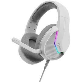 ყურსასმენი Marvo H8618 WH, Gaming Headset, Wired, RGB, USB, White